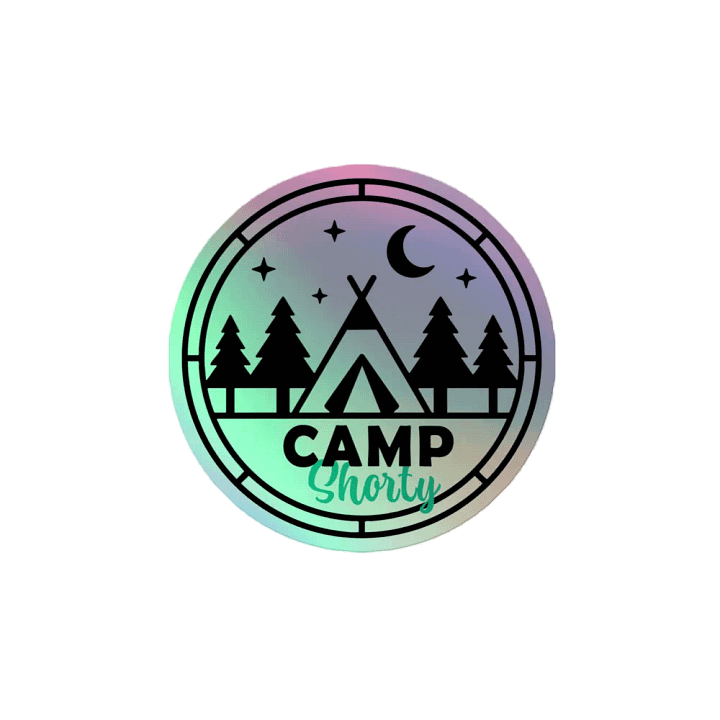 Holographic Camp Shorty Sticker product image (2)