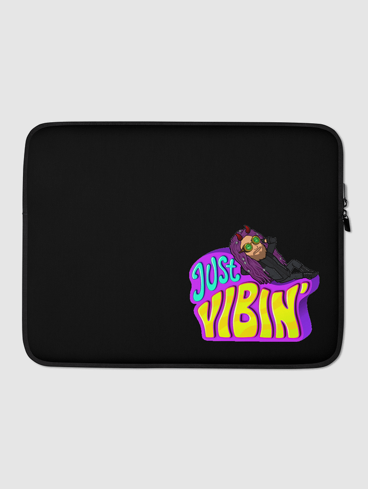 Just Vibin' Laptop Sleeve product image (1)