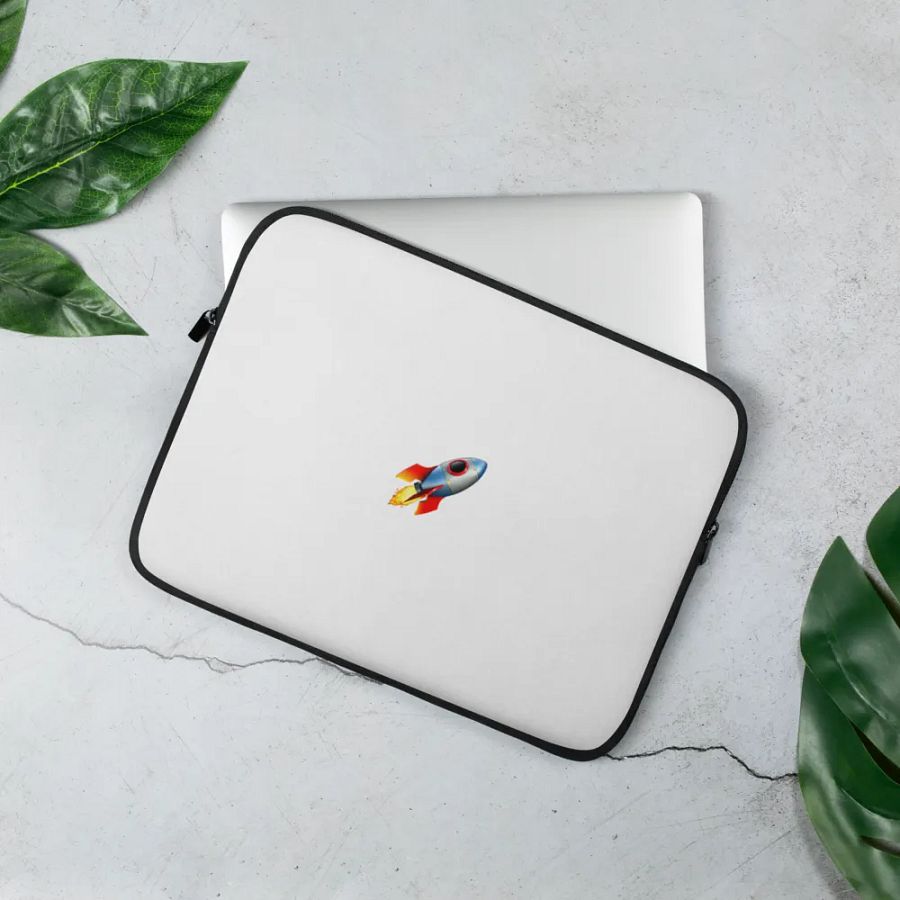 Rocket Emoji Laptop Sleeve product image (1)