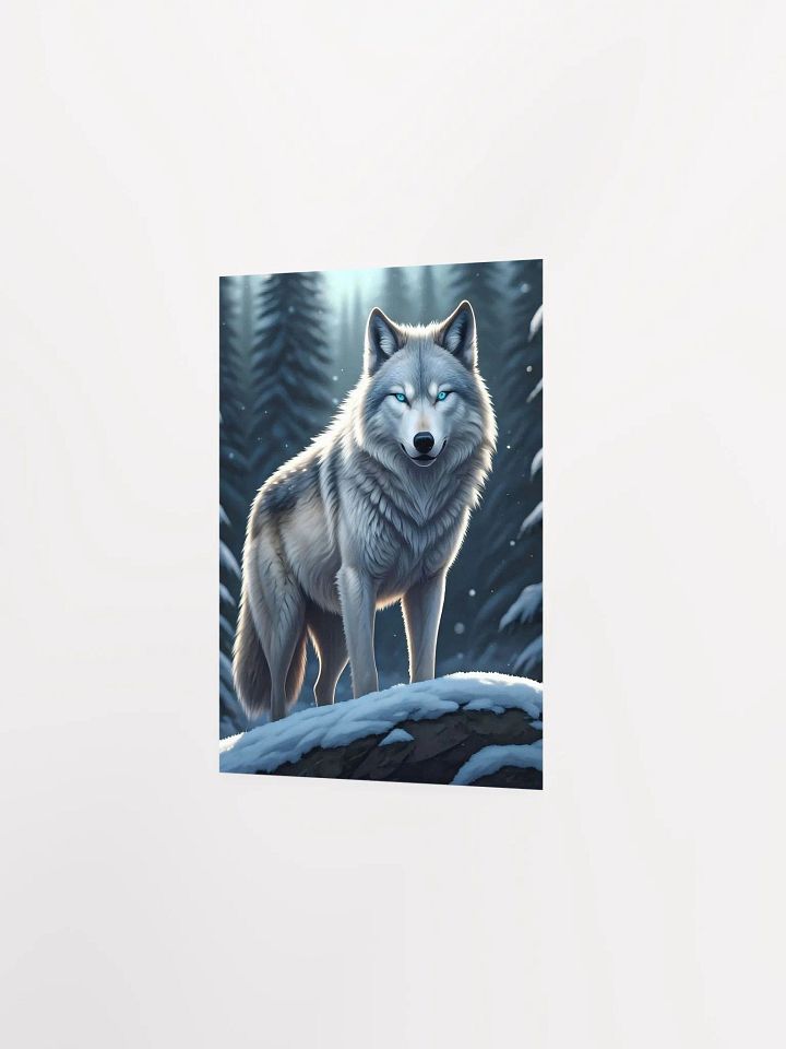 Winter's Watcher - The Wolf Poster product image (2)
