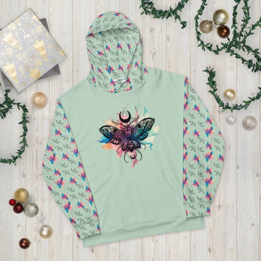 Mystical Skull Moth Hoodie product image (12)