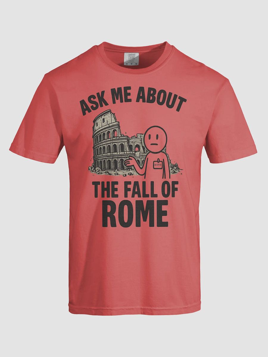 Rome's Fall Illustrated T-Shirt product image (57)
