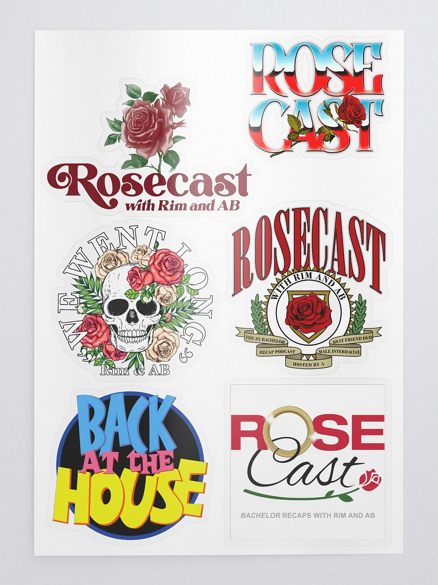 Rosecast Sticker Sheet product image (2)