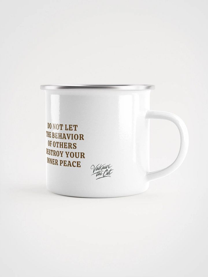 Vaikauri Cat Enamel Mug product image (1)