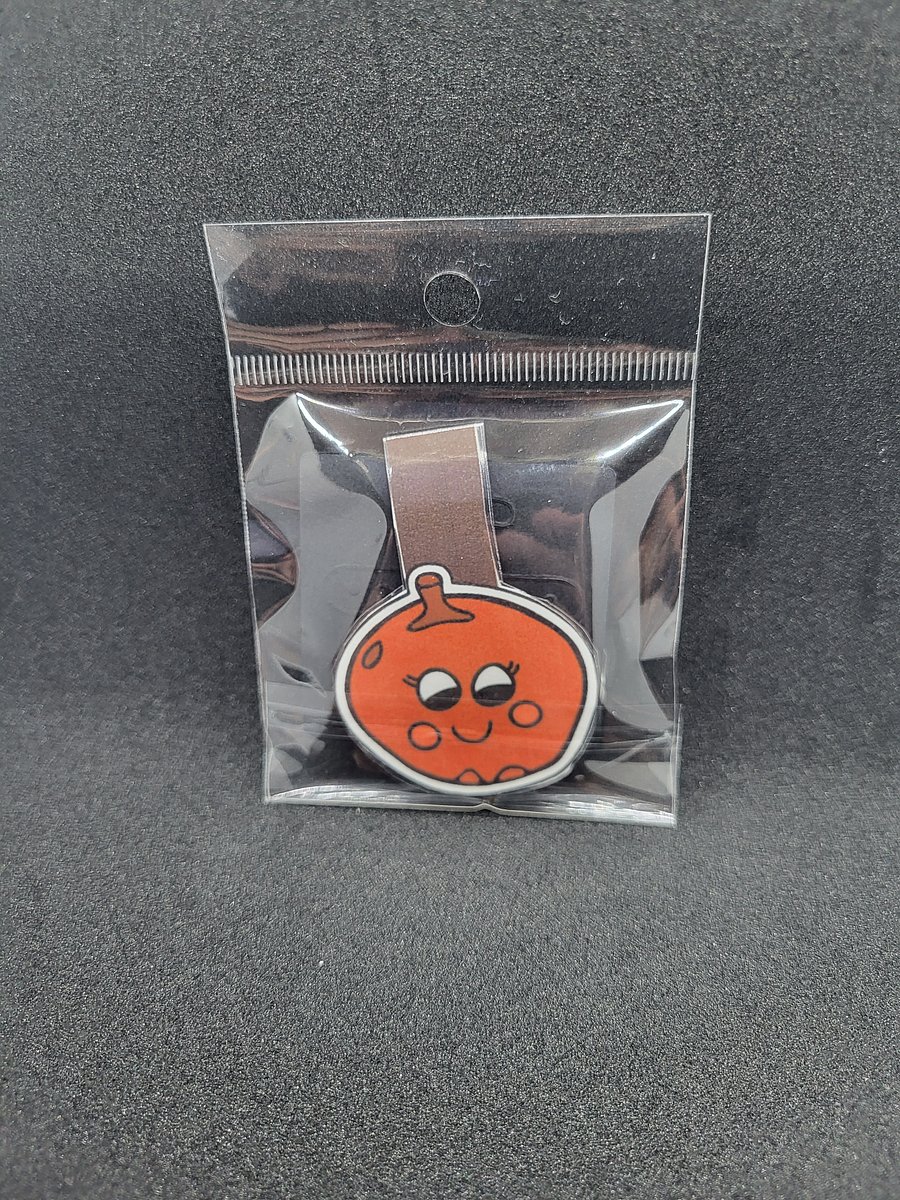 Cute Cartoon Angie Apple Character Magnetic Laminated Bookmark for Foodies product image (1)