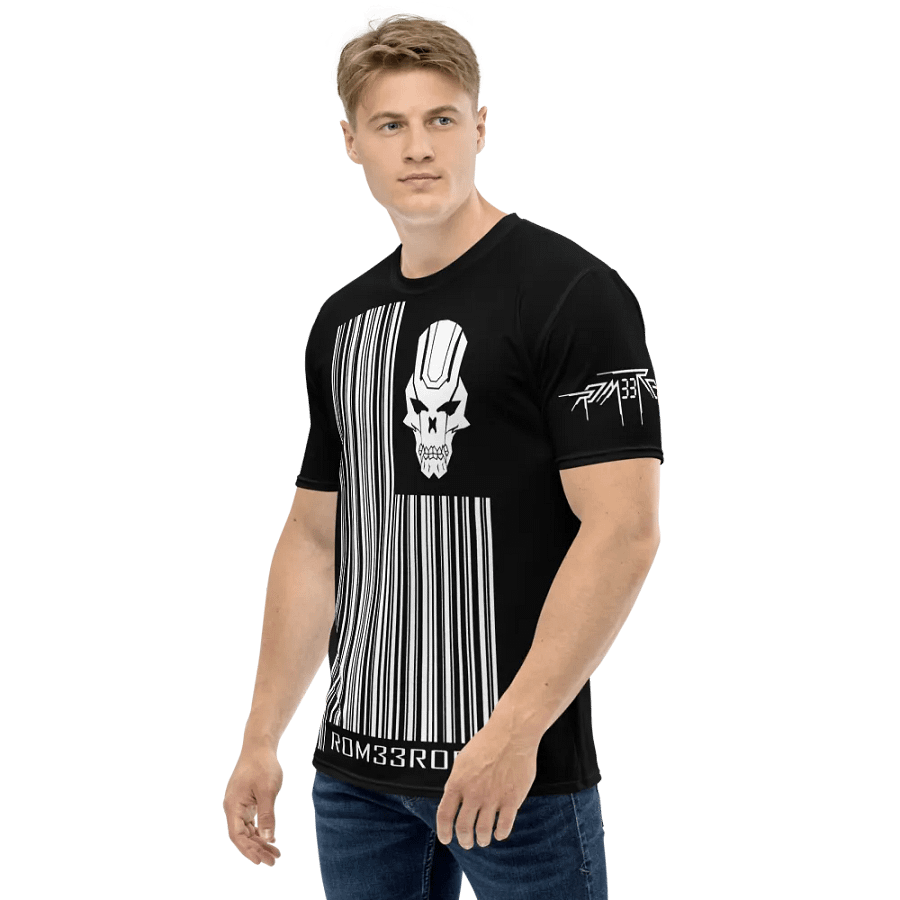 ROM33ROR American Flag Shirt Black (AOP) product image (3)