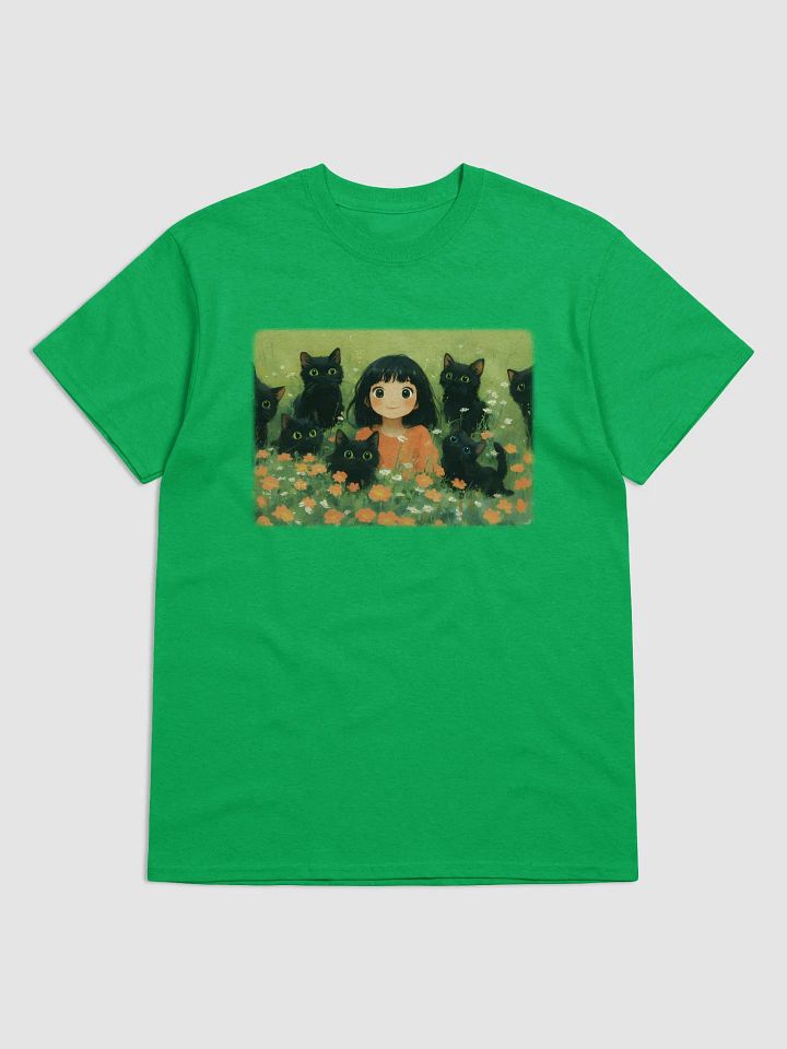 Cats with flowers, and a girl product image (10)