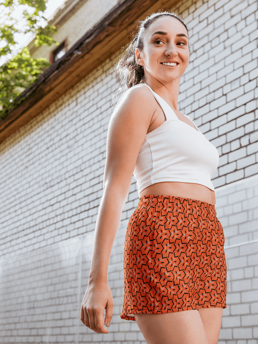 Onyx & Ember Geometric All Over Print Unisex Athletic Short Shorts product image (2)