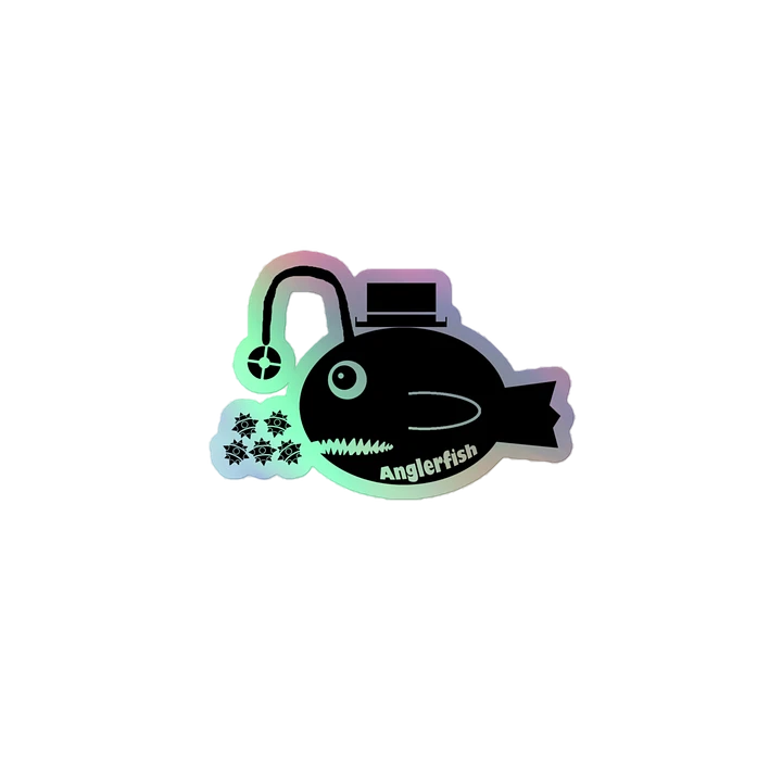 Anglerfish Holo Sticker product image (1)