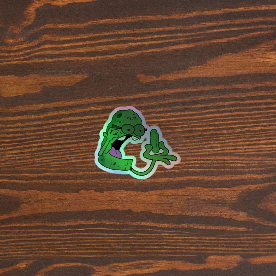 Holographic Surprise Pickle Sticker product image (3)
