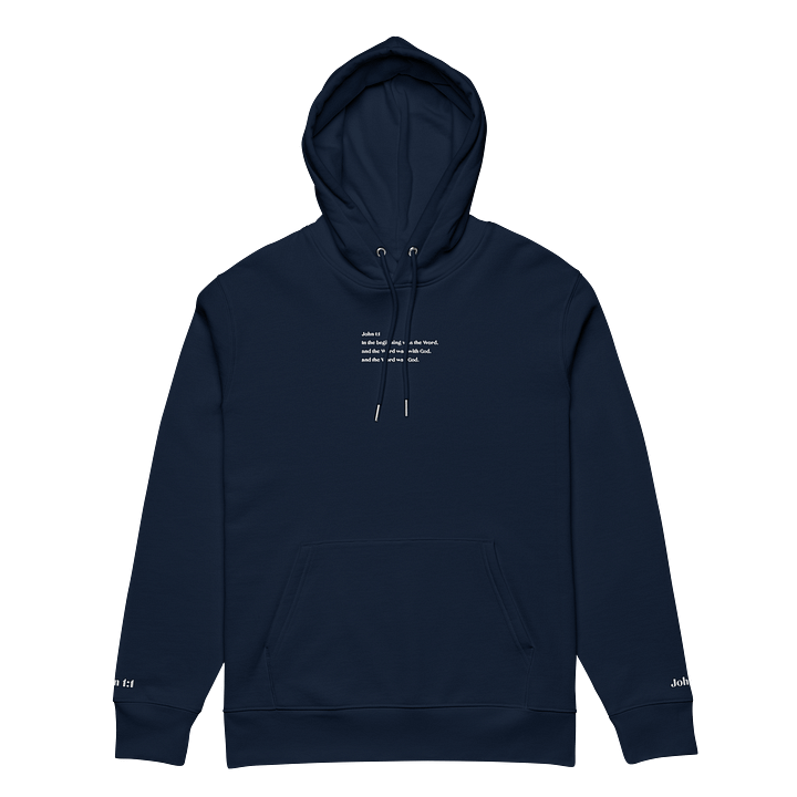 John 1:1 Verse Embroidered Hoodie - John 1:1 Co. product image (1)