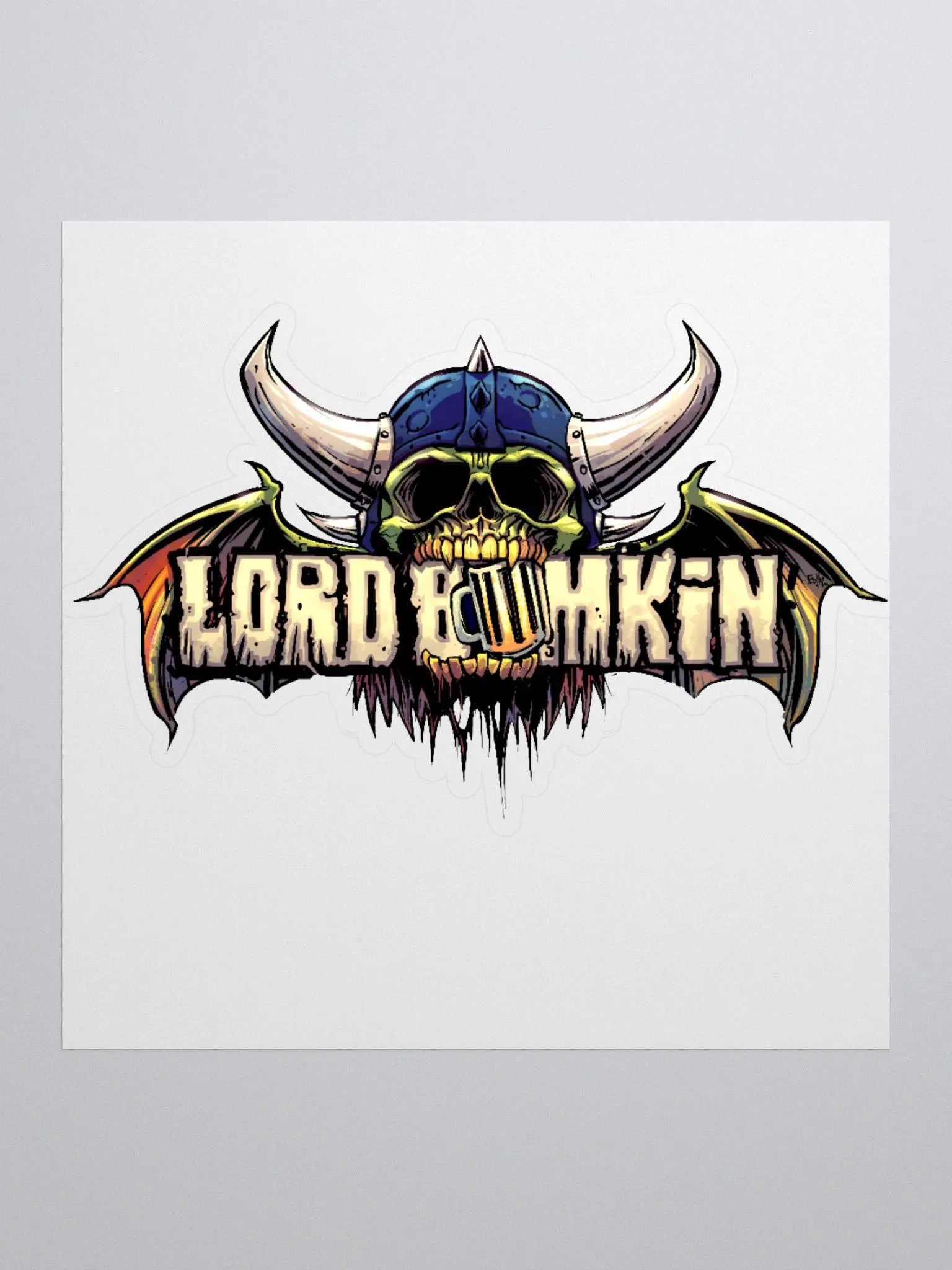 Halloween logo sticker product image (1)