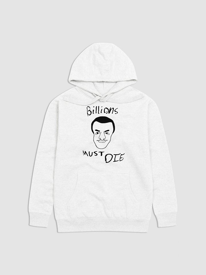 Fishtank Daniel - Billions Must Die Unisex Hoodie (Dark Print) product image (1)