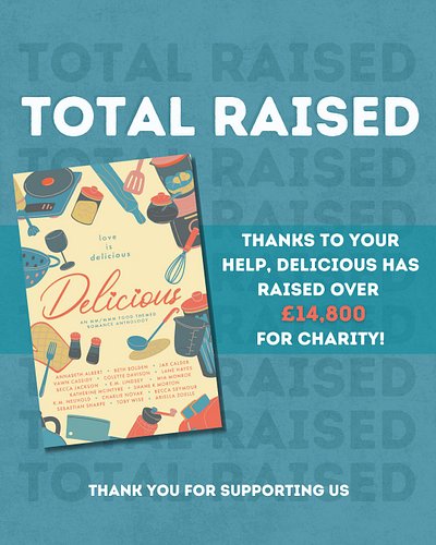 Something lovely to share with you today! 

The donations have now been made for the Delicious anthology that we ran over the...