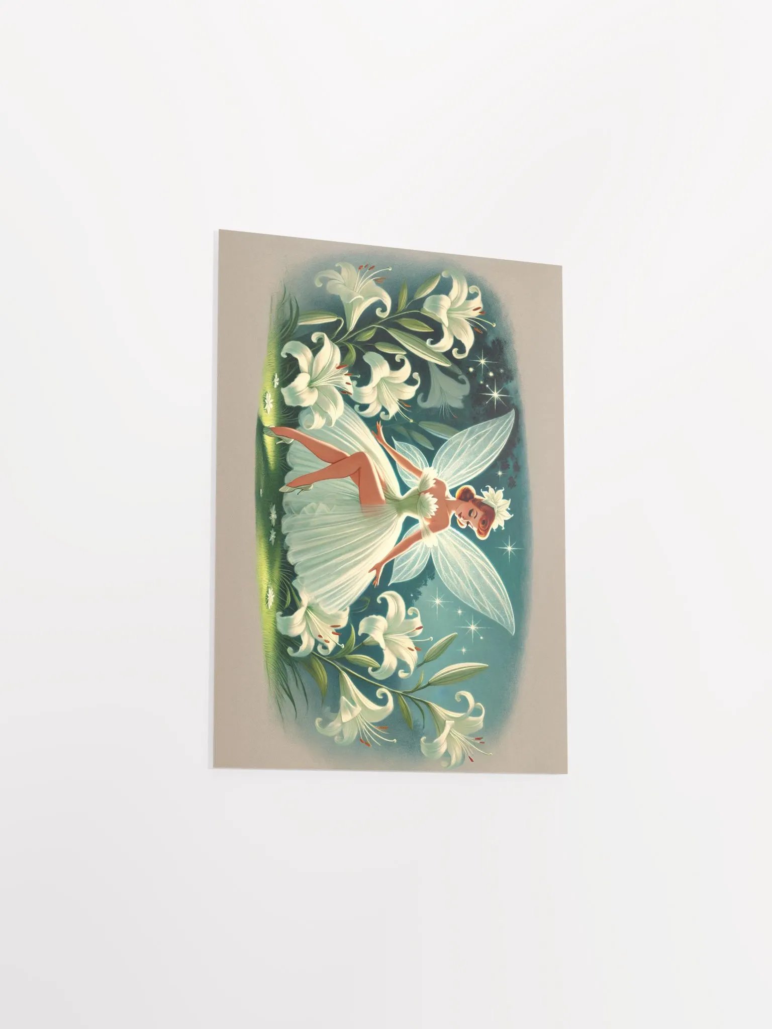 Beautiful Lily Fairy Whimsical Premium Matte Poster product image (19)
