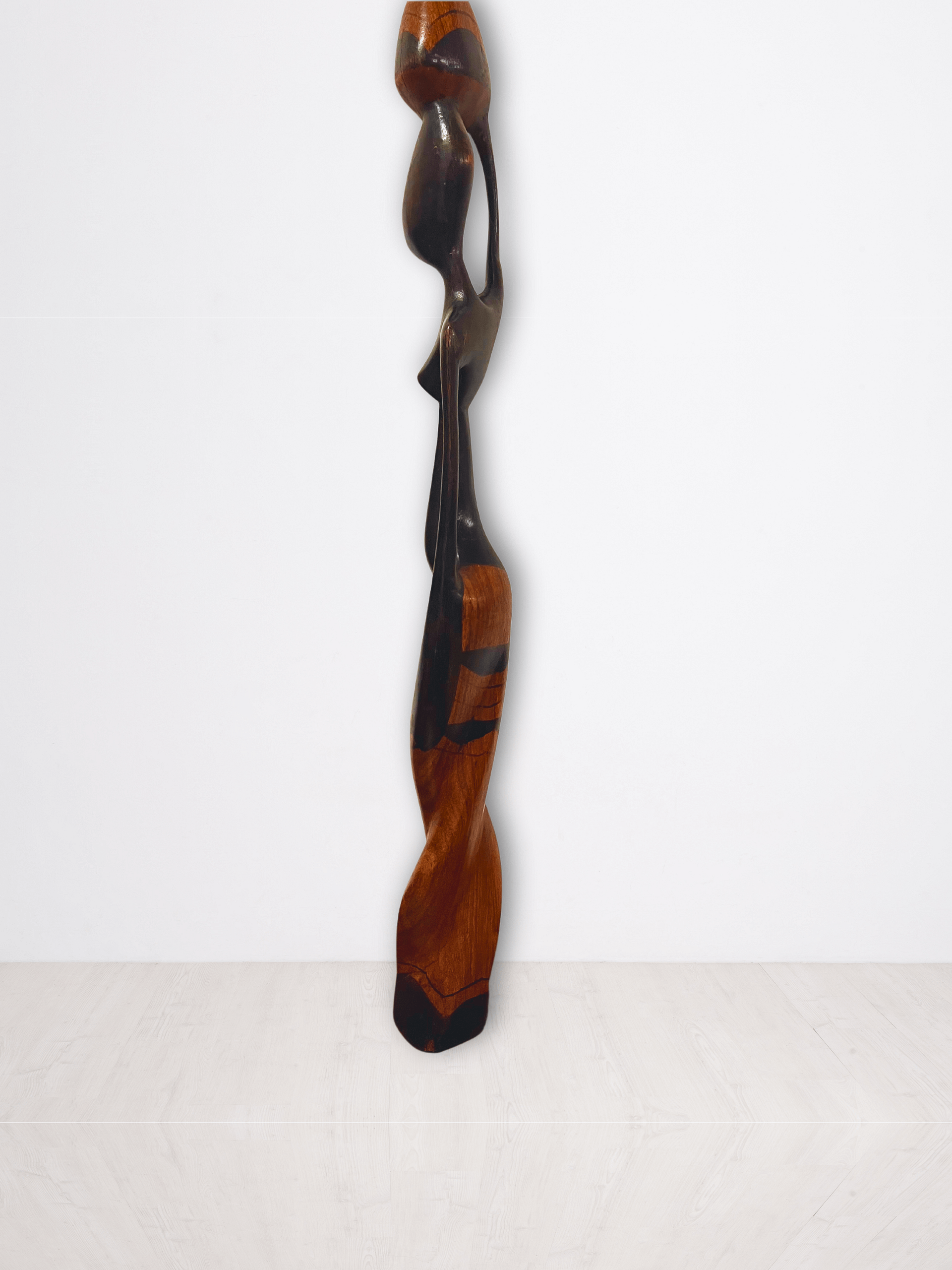 Handcarved Wooden African Woman Sculpture product image (1)