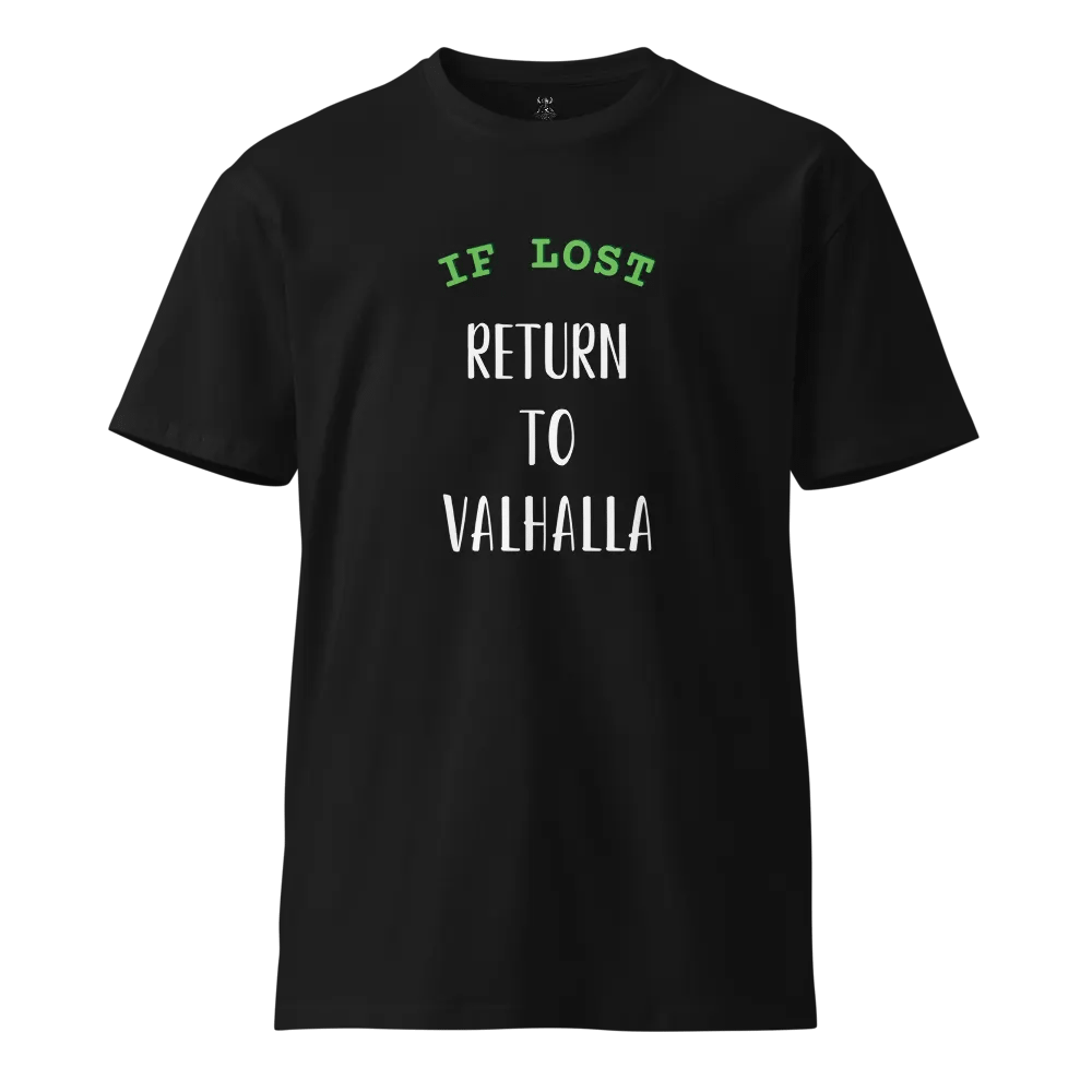 Slogan T-Shirt - Return To Valhalla product image (1)