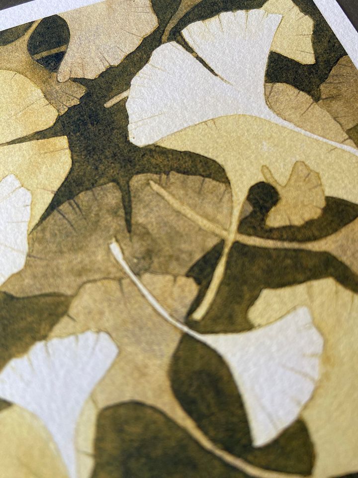 print : memory (gingko leaves) product image (1)