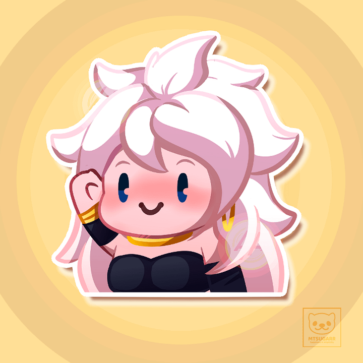 A21 Hi Emote Sticker product image (1)