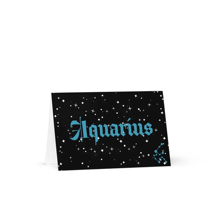 Starry Aquarius Greeting Card product image (4)