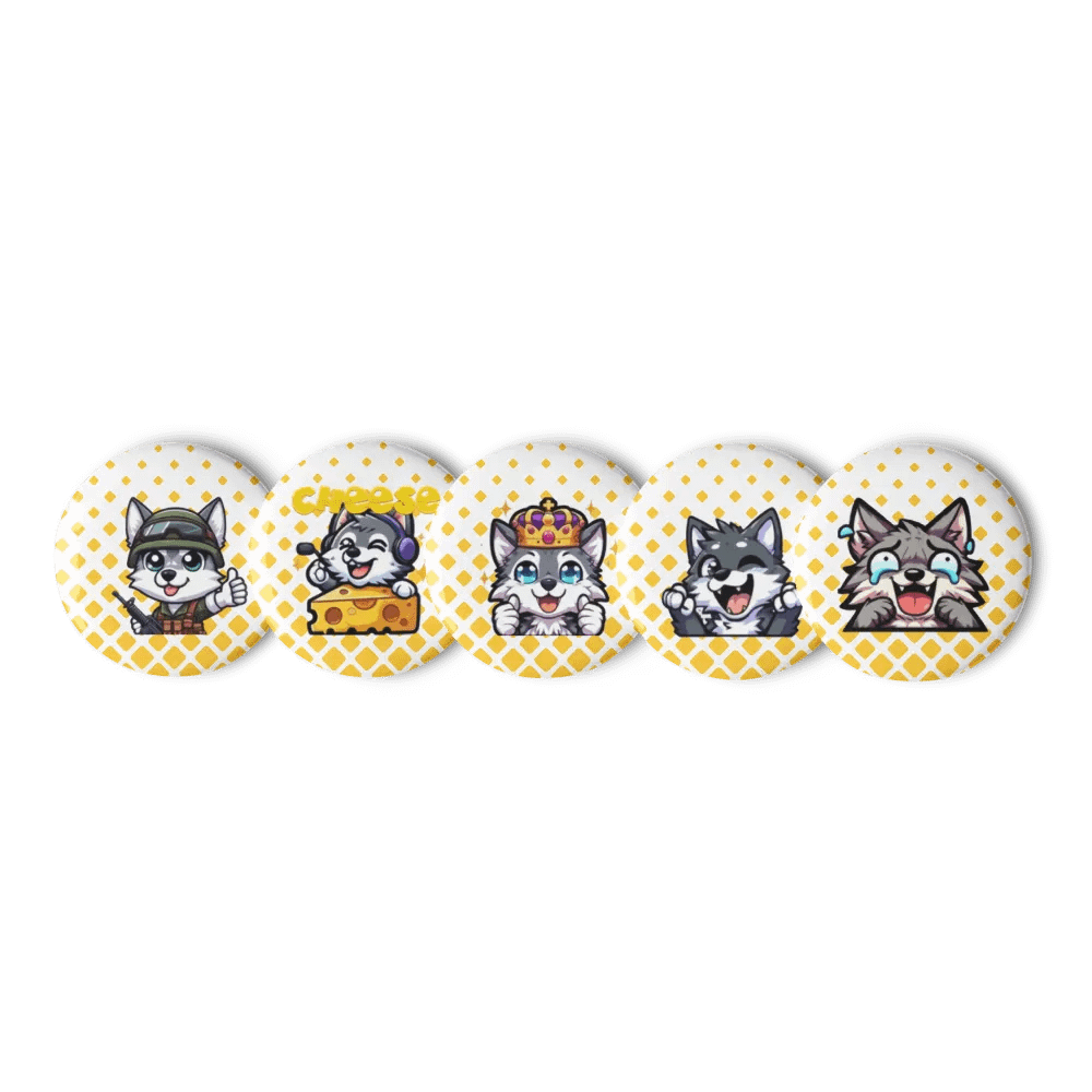 Faquash Wolf Pins product image (5)
