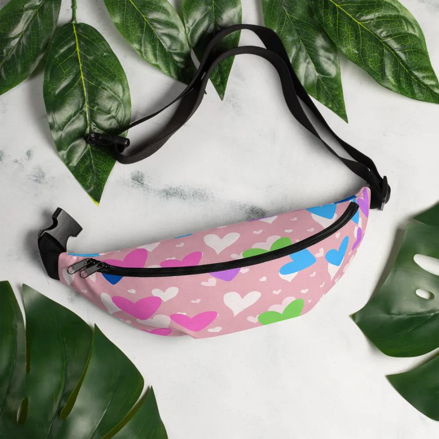 Hearts All-Over Fanny Pack product image (1)