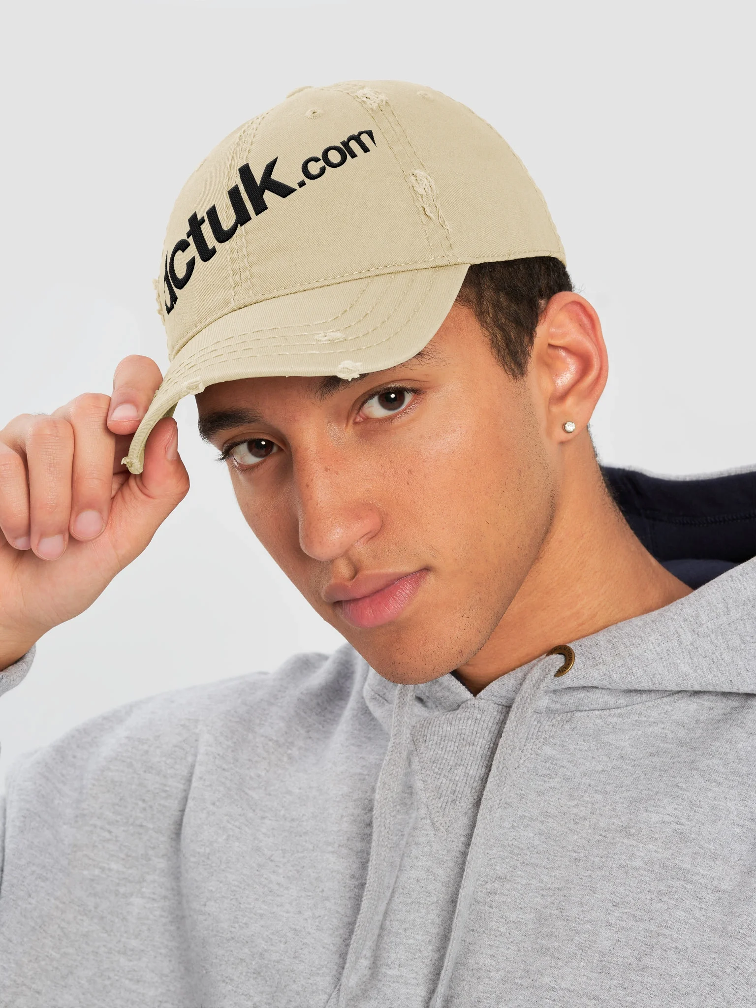 DCTUK Distressed Beige Hat product image (5)