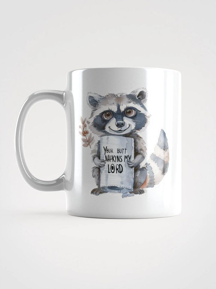 Playful Raccoon Butt Napkins Mug product image (5)