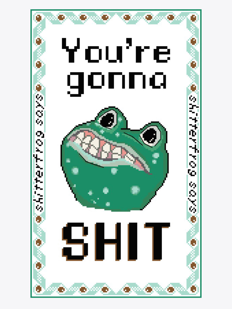 DIY Shitterfrog Sampler Pattern product image (1)