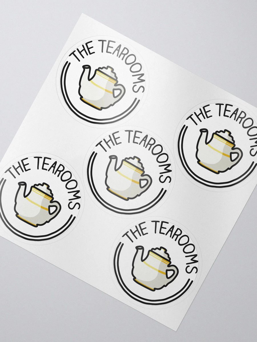 Sticker Sheet - The Tearooms Logo product image (2)