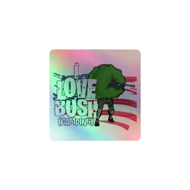 Bush Camo Holographic Sticker Sheet product image (1)