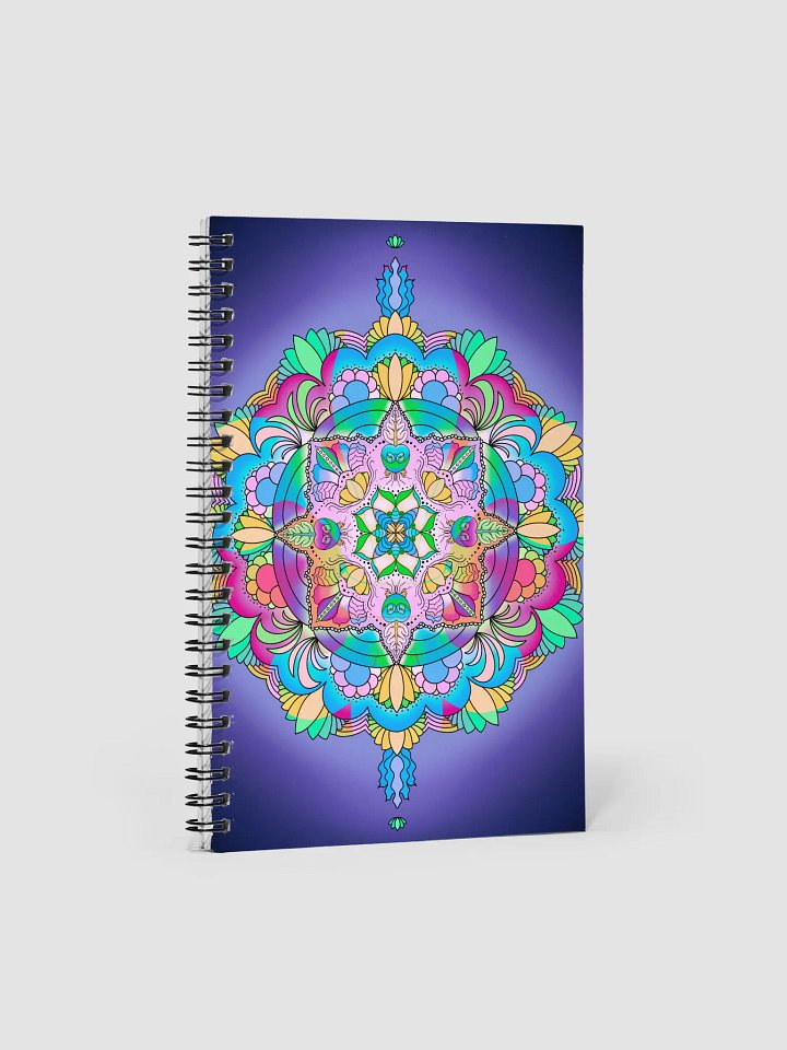 Mandala Hidden Flure-de-lis Spiral Notebook product image (1)