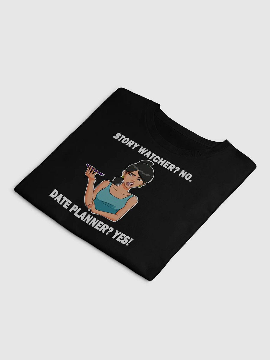 Story Watcher vs. Date Planner - premium CROP t-shirt product image (4)