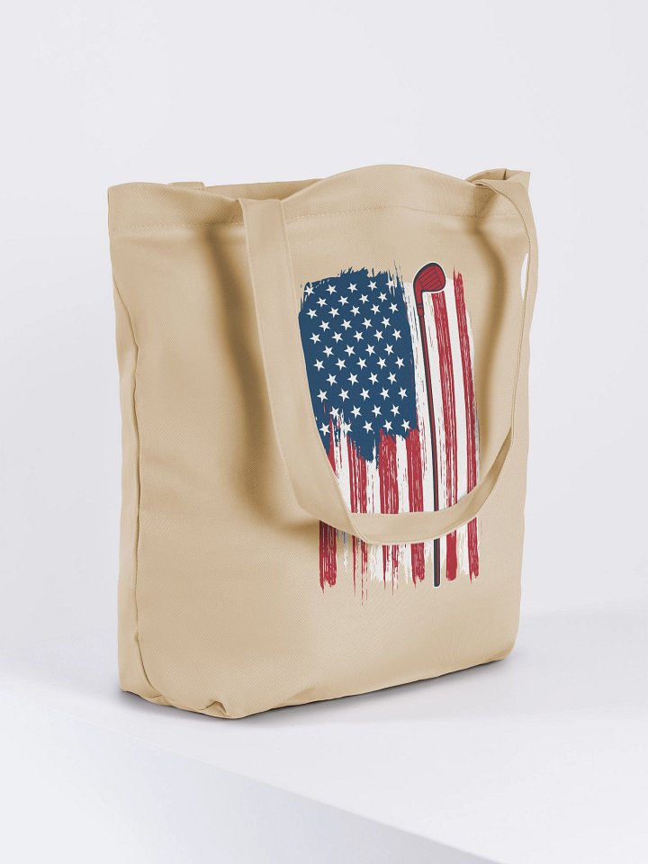 USA Flag Golfing Stars And Stripes Tote Bag product image (1)