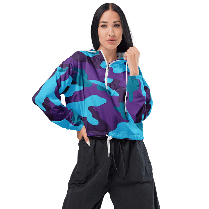 Aurora Borealis Cropped Windbreaker product image (1)