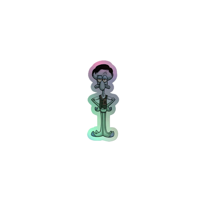 Squidtofen Holo Sticker product image (1)