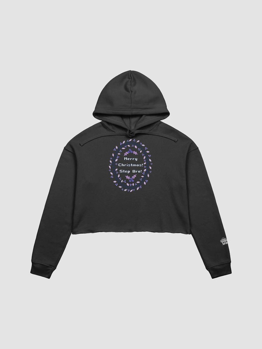 Step Bro Christmas Cropped Hoodie - Blue product image (2)