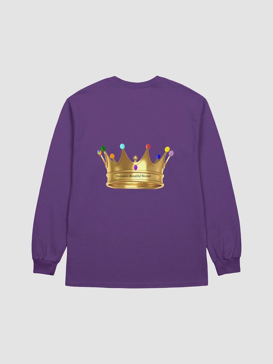 Queendom Beautiful Women Crown Jewel Long Sleeve Tee (TM) product image (4)