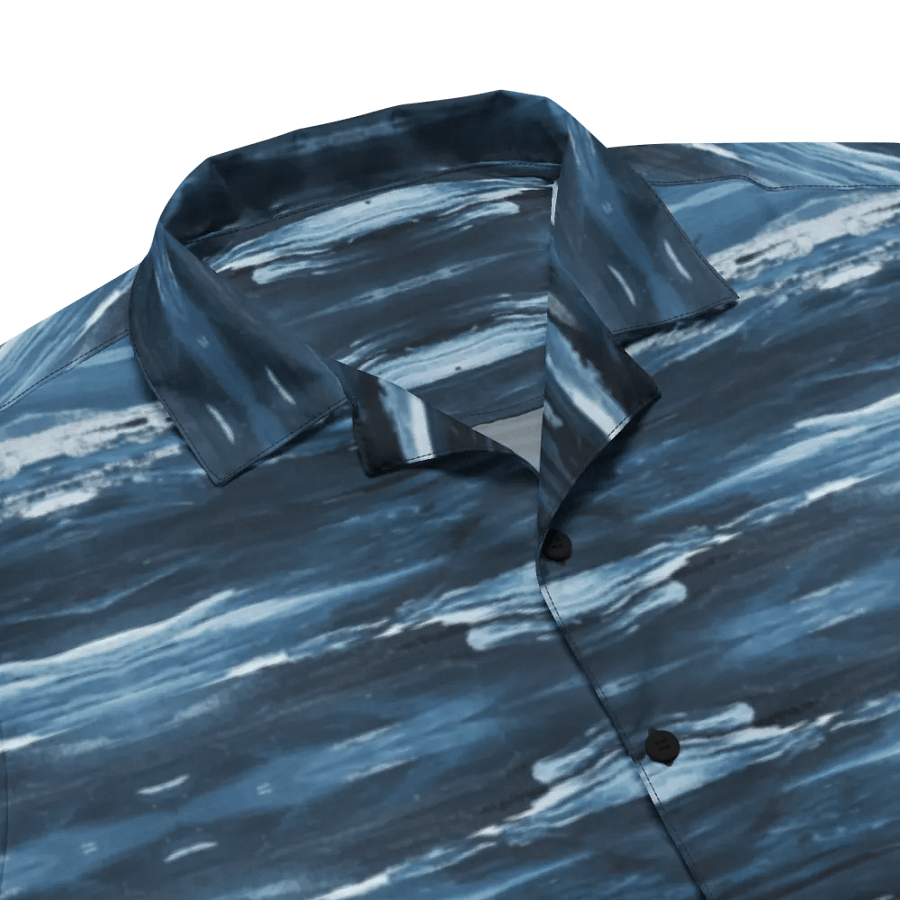 Blue Breeze Kaleidoscope Hawaiian Shirt product image (3)