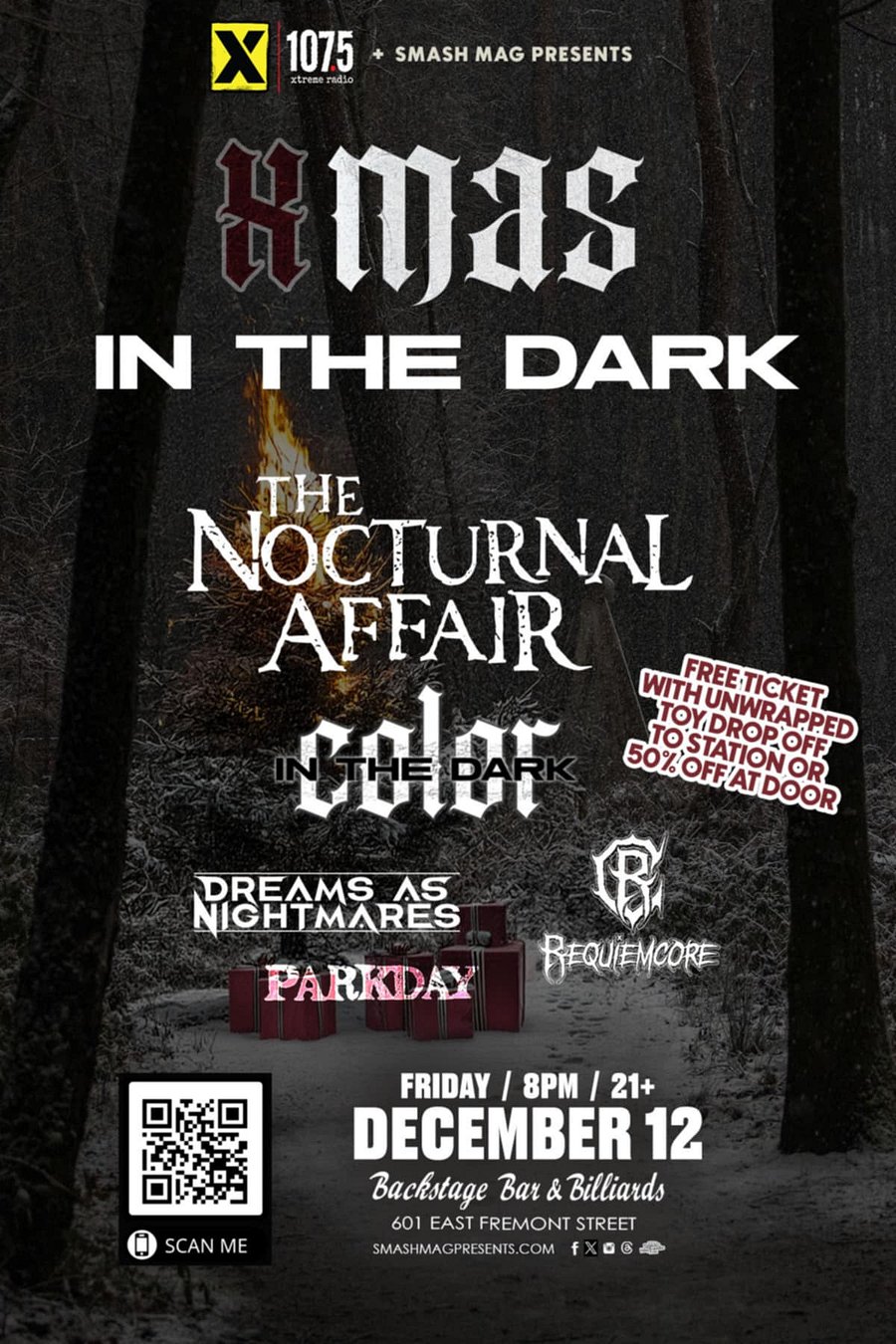 XMAS In The Dark Flyer