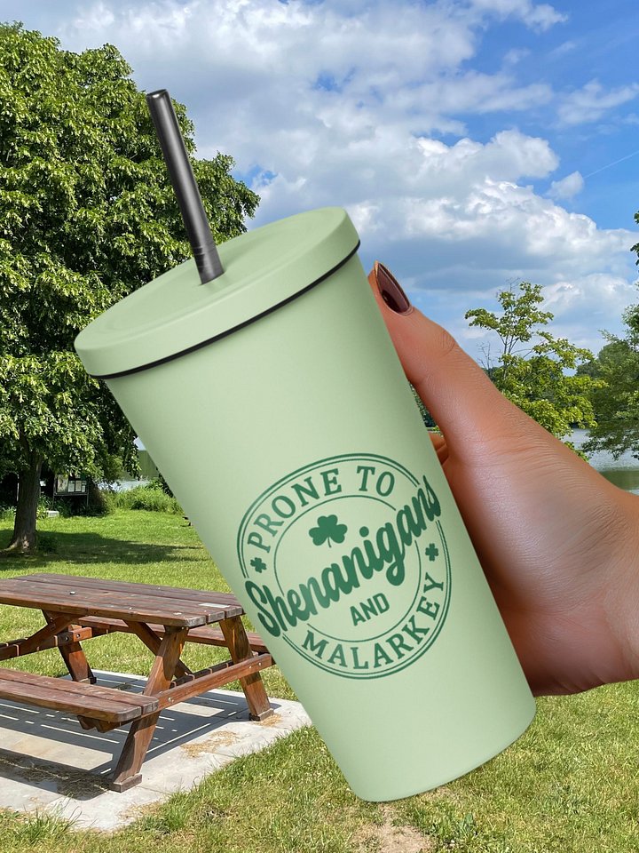 Shenanigans & Malarkey Green Insulated Tumbler product image (1)