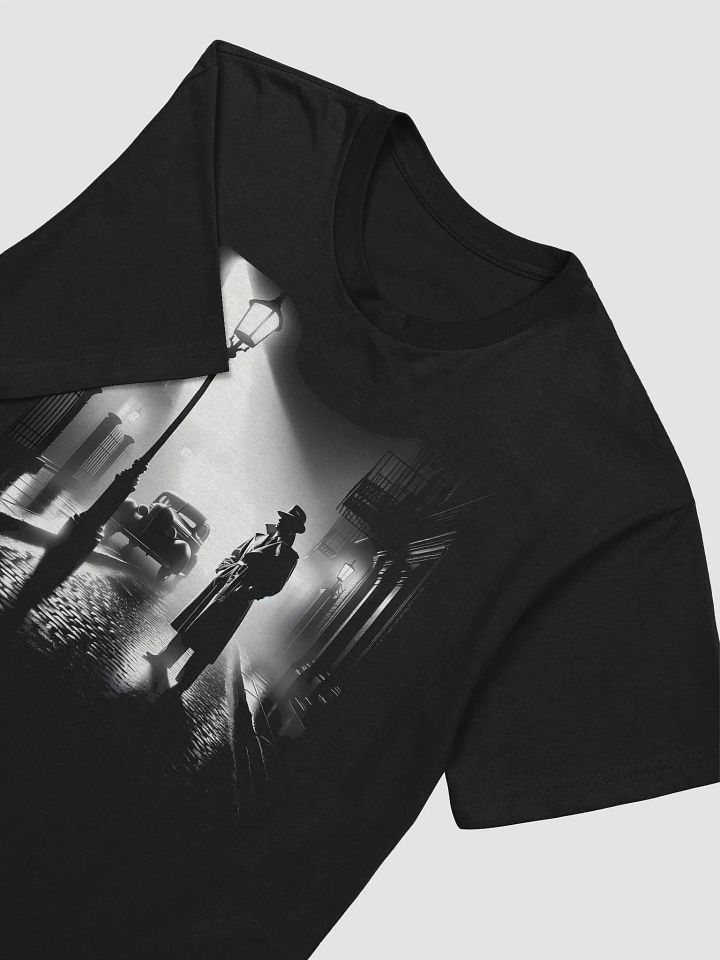 Whispers in the Mist: An Eerie Noir Encounter (Front Print Mens Tee) product image (2)