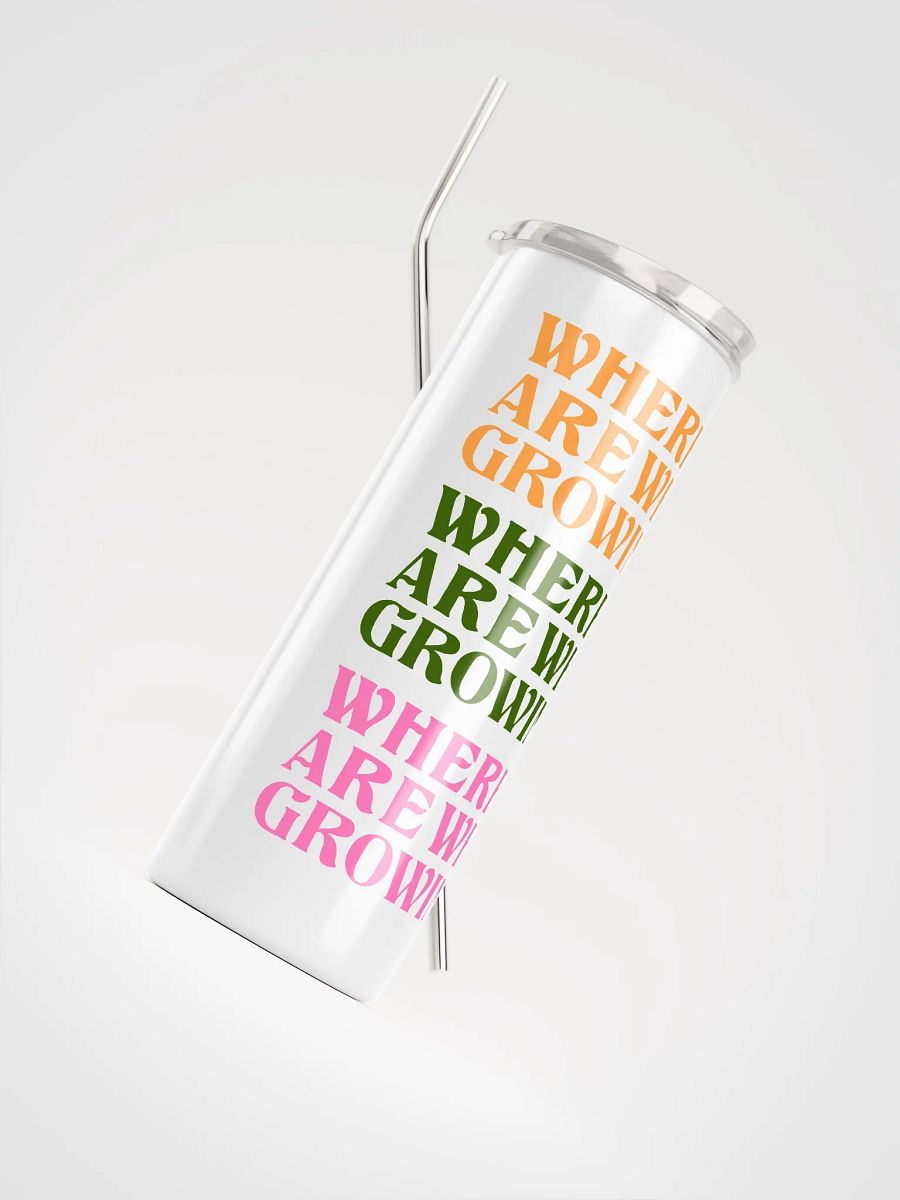 Where Are We Growing Repeating Pattern Tumbler product image (4)