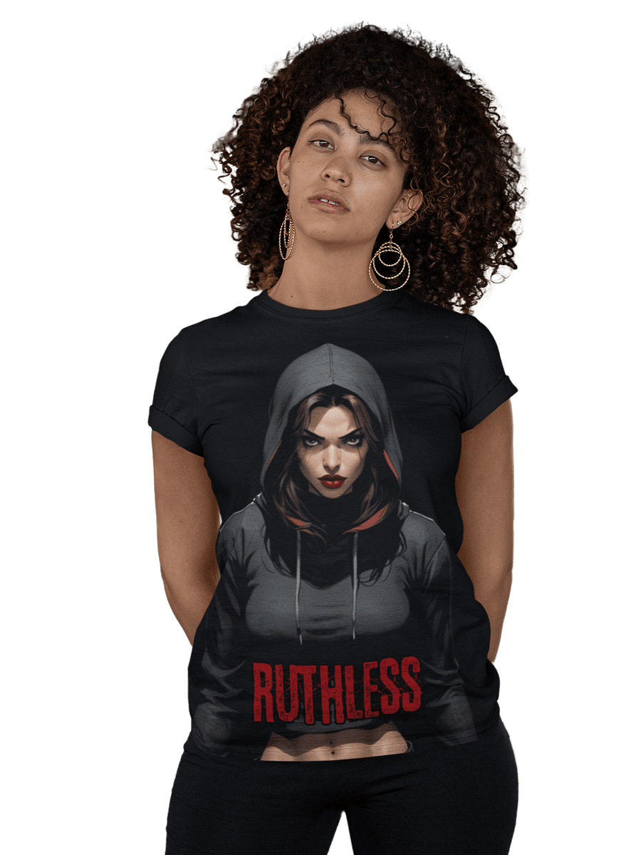 RUTHLESS Graphic AOP Unisex Polyester Tee product image (3)