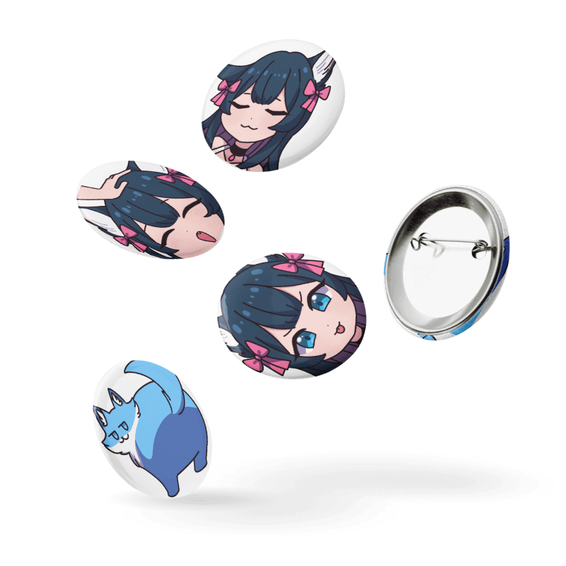 Blue Fox Badges - Pack 4 product image (3)