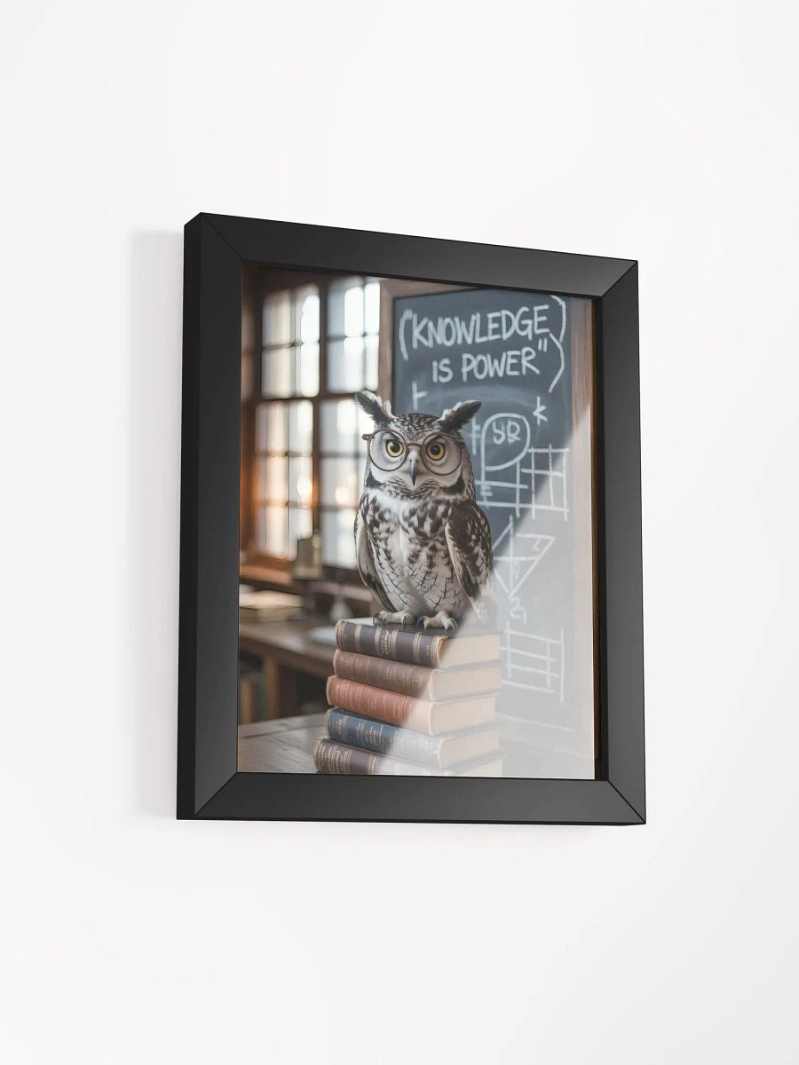 Wise Owl Wisdom, Framed Poster product image (3)