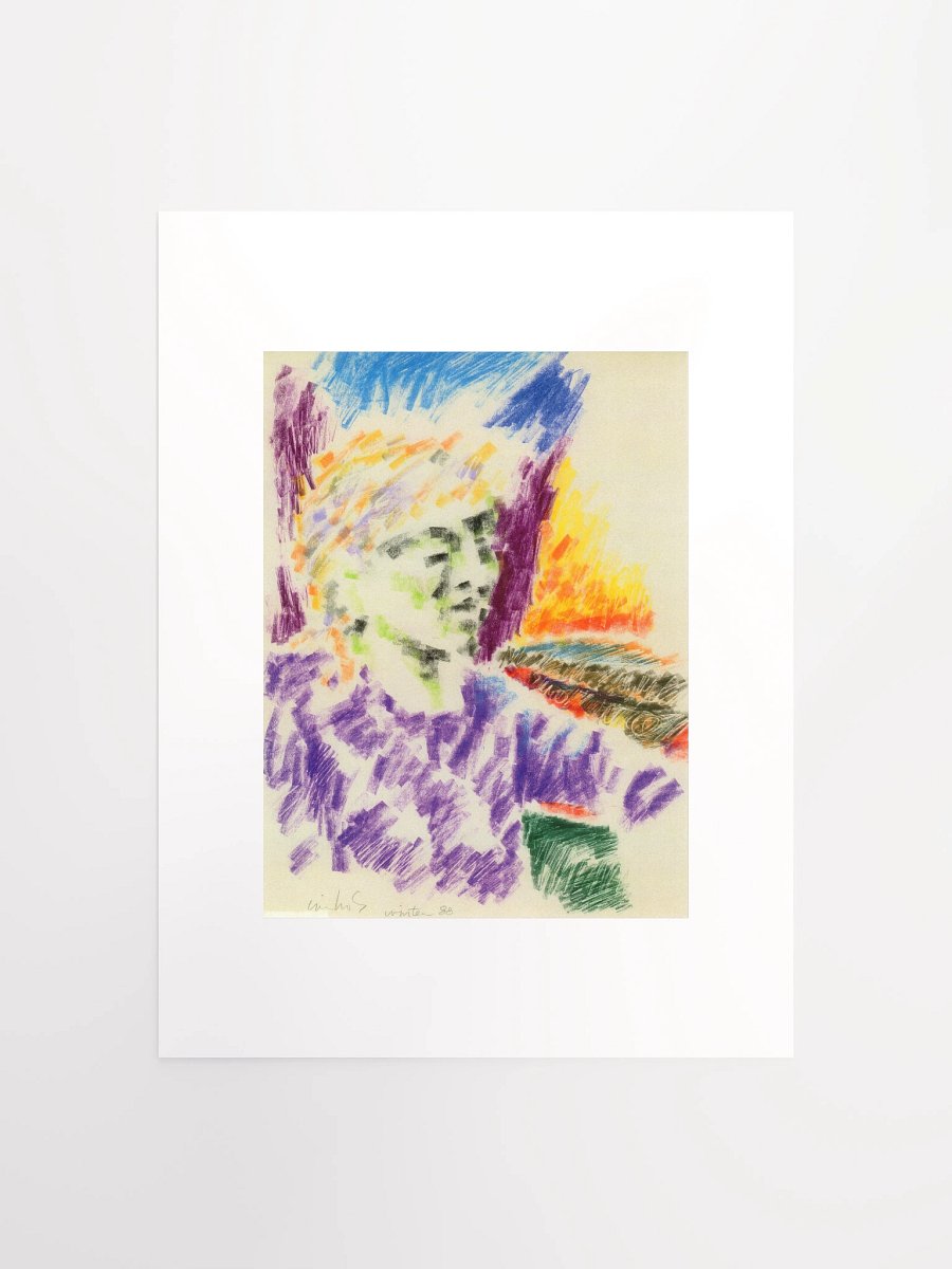 Head of a Woman 1988 print product image (1)