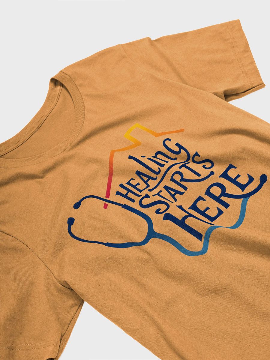Healing Starts Here Stethoscope T-Shirt product image (28)