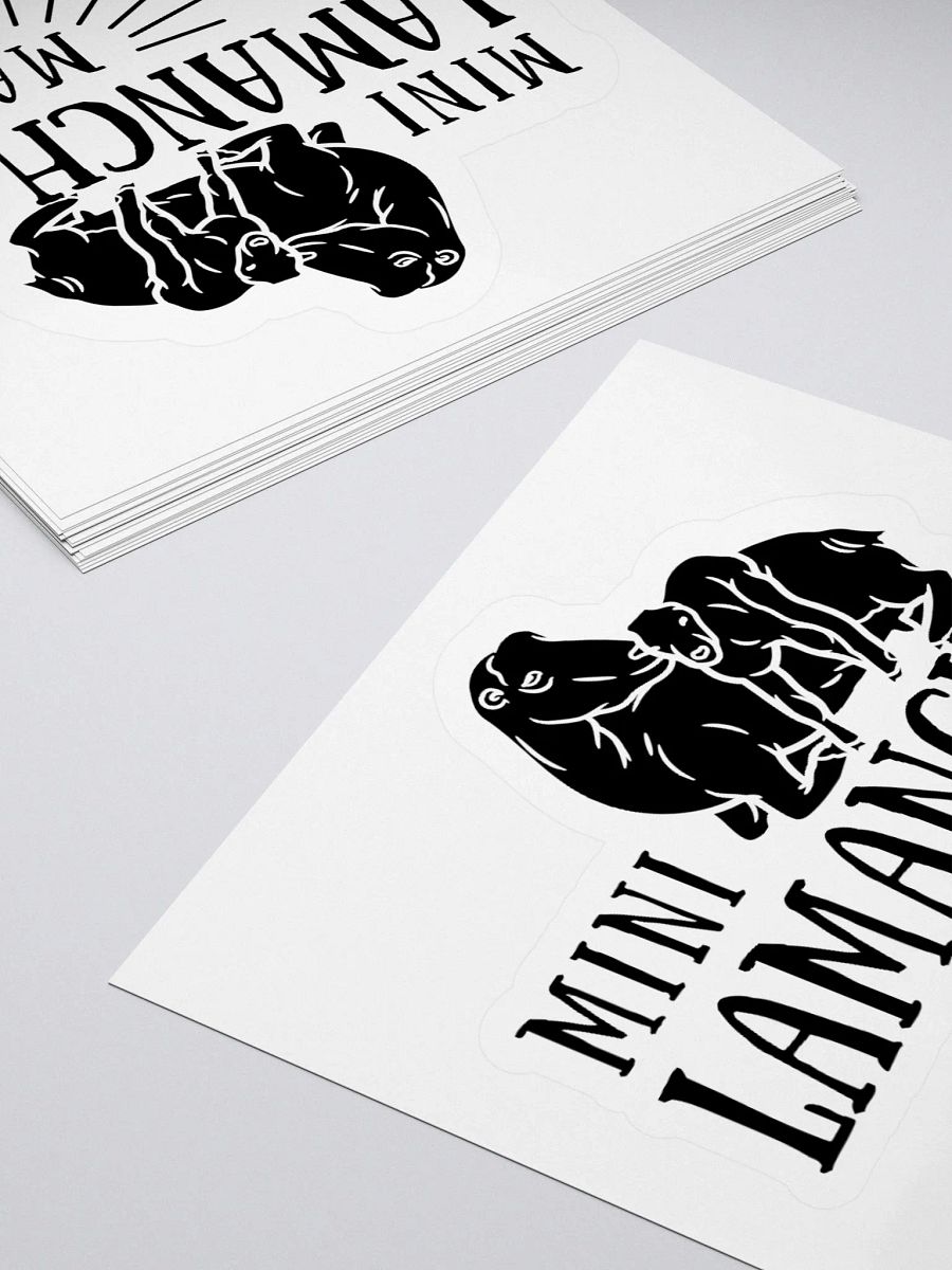 Mini Lamancha Mama KISS Cut Stickers product image (10)