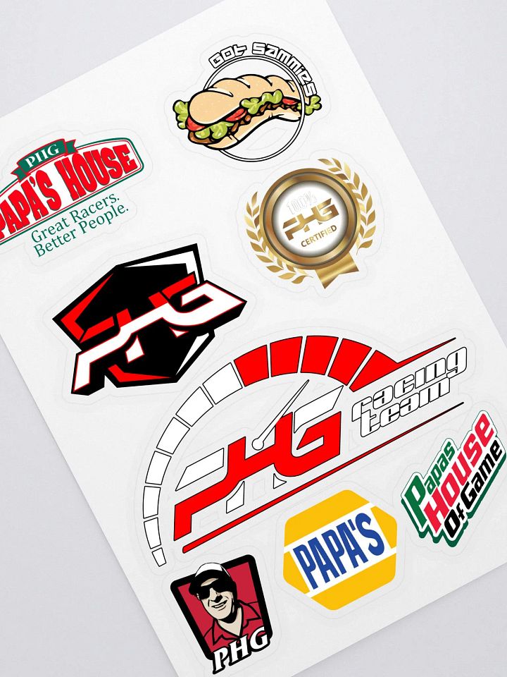 Papa's House of Game Sticker Collection product image (1)